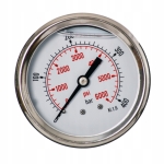 Manometr TYLNY MG3-63 1000 BAR GWINT 1/4"       