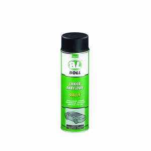 BOLL lakier akrylowy rally - spray, kolor czarny/mat, spray 500 ml