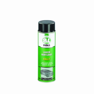 BOLL lakier akrylowy rally - spray, kolor czarny/połysk, spray 500 ml