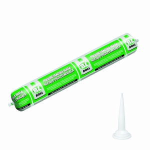 BOLL poliuretanowa masa klejąco - uszczelniająca, kolor biały, folia 600 ml
