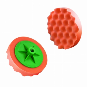 BOLL gąbka profilowana do polerowania na gwint, twardość średnia (pomarańczowa), średnica 150 mm, gwint M 14