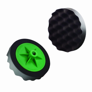 BOLL gąbka profilowana do polerowania na gwint, twardość miękka (czarna), średnica 150 mm, gwint M 14