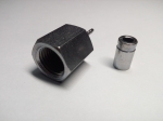 Zakucie pomiarowe DN02 pod manometr  1/4" + tulejka