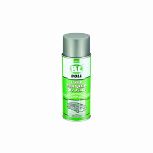 BOLL lakier strukturalny do plastiku - spray, kolor szary , spray 400 ml