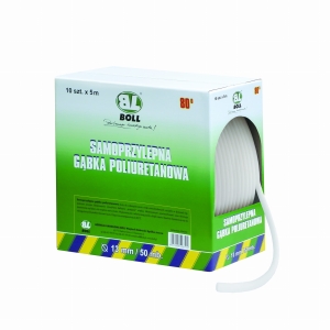 BOLL samoprzylepna gąbka poliuretanowa 50mb , szerokość / długość 13 mm / 50 mb