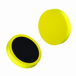 BOLL gąbka do polerowania na rzep 2,5cm, twardość średnio-twarda (żółta), średnica 150 mm