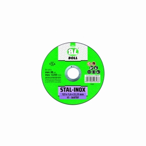 BOLL tarcze do cięcia, typ STAL+INOX 41-125x1,6 A60TBF